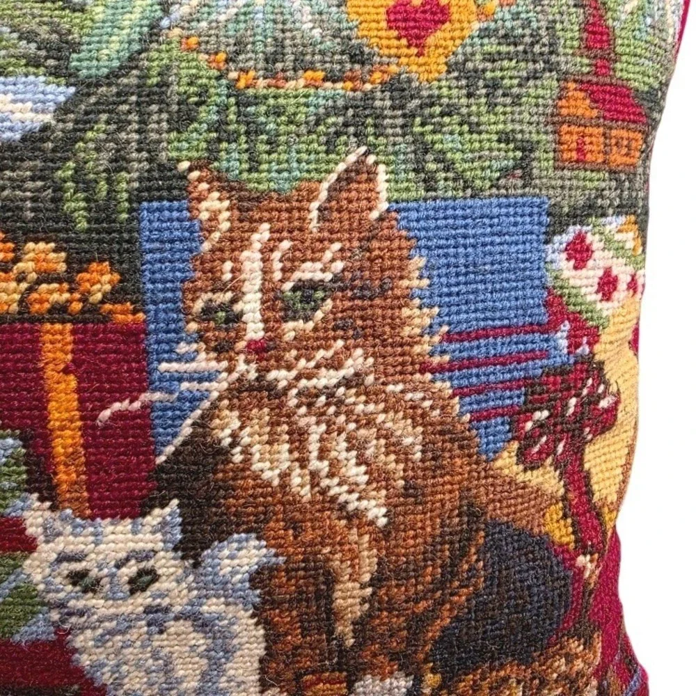 Unbranded vintage needlepoint